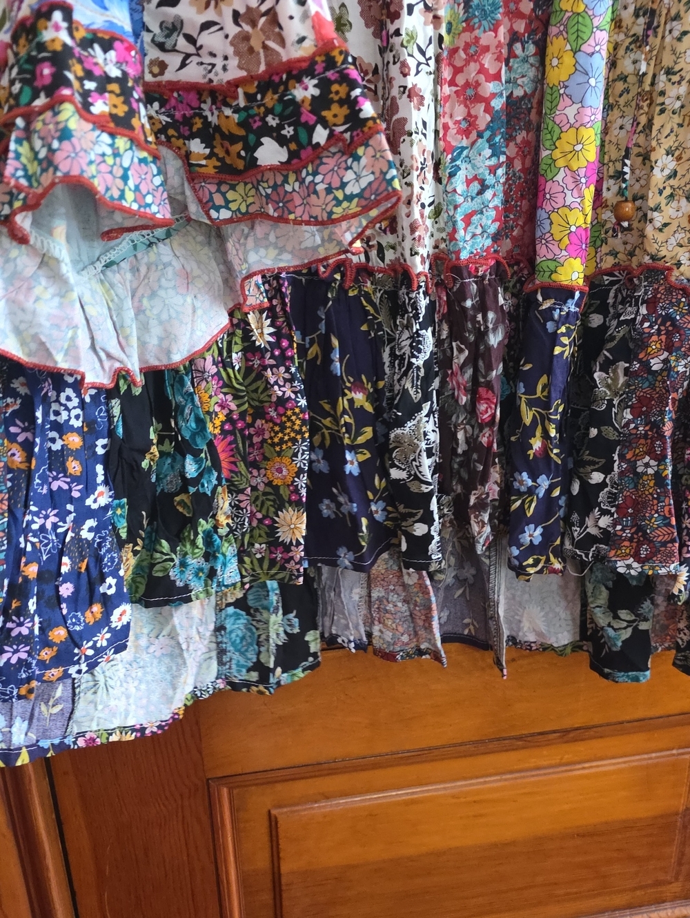 Young Threads Patchwork Boho Tunic Top - Picture 5 of 8